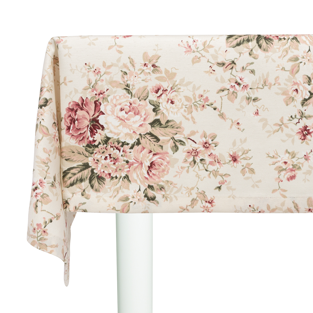 Скатерть водоотталкивающая Maifon Розочки Кремовые