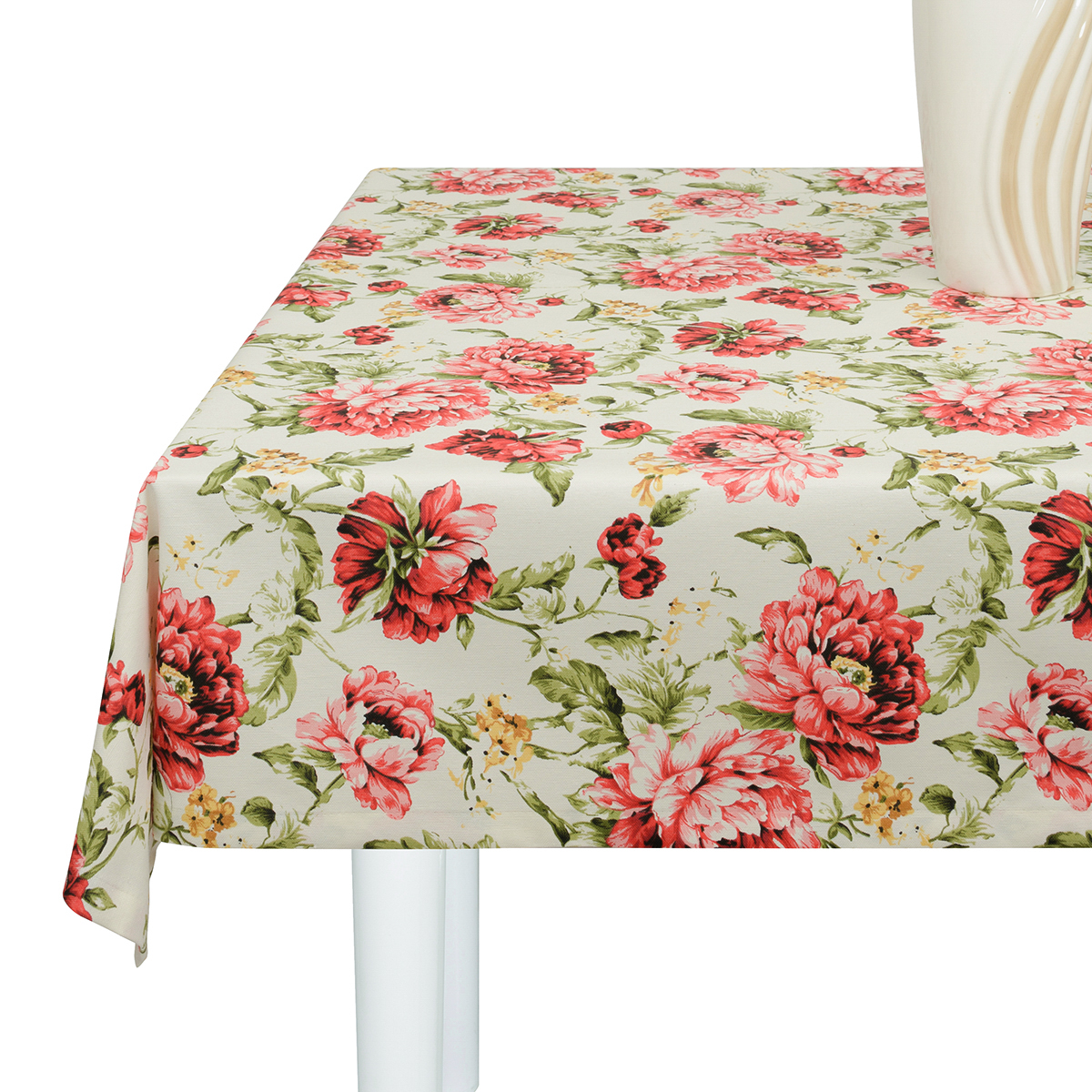 Скатерть водоотталкивающая Maifon Пионы Красные