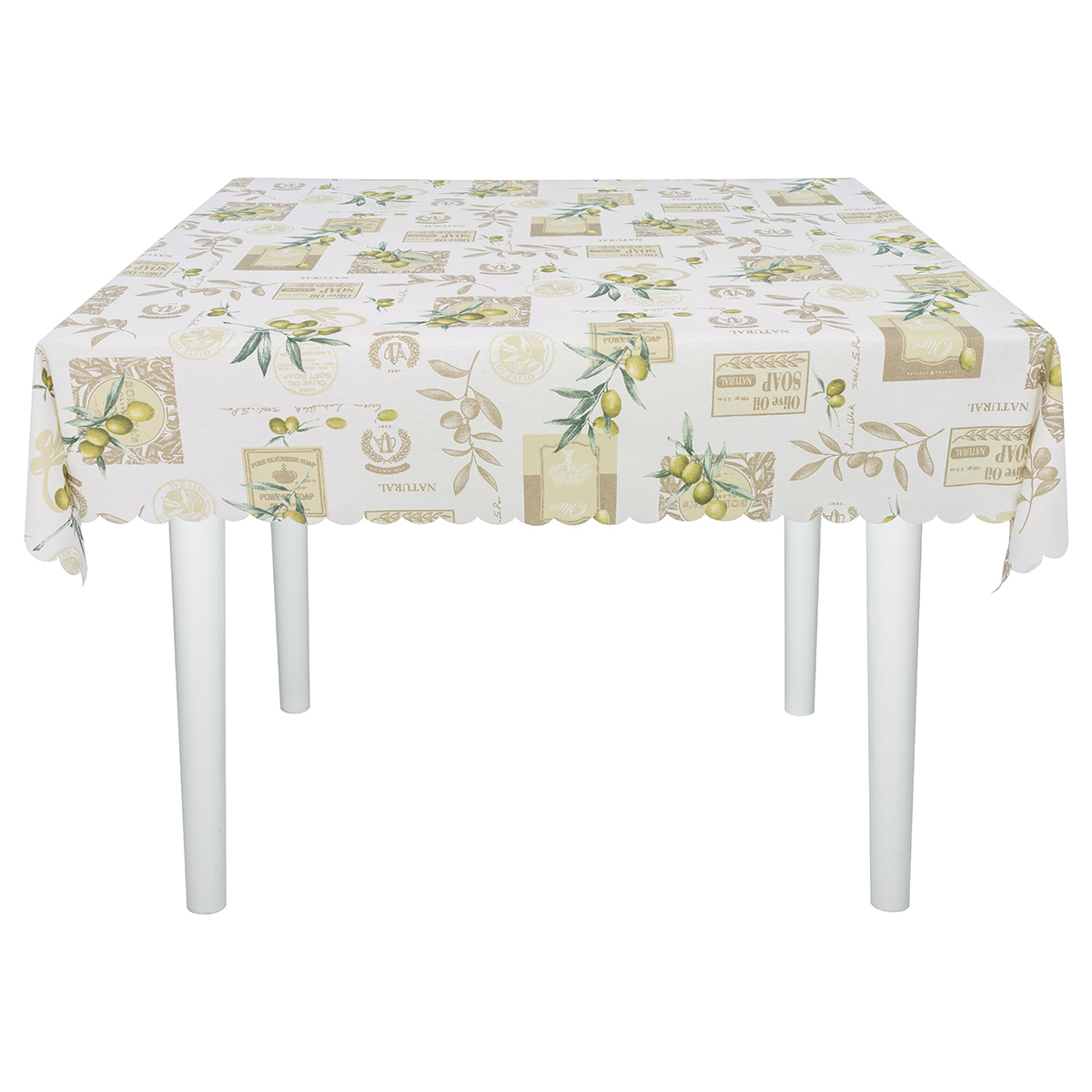 Скатерть водоотталкивающая Maifon Оливки