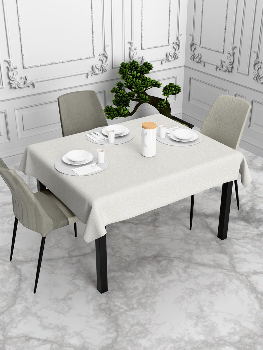 Скатерть водоотталкивающая Maifon Жаккард Беж