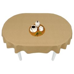 Скатерть водоотталкивающая Maifon Лён Мокко