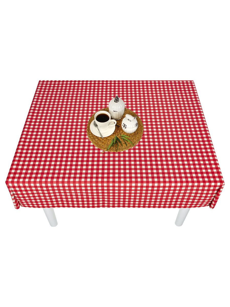 Скатерть водоотталкивающая Maifon Клетка Красная