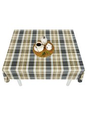 Тефлоновая скатерть Maifon Шотландка Золото