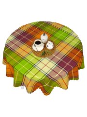 Скатерть водоотталкивающая Maifon Клетка Кантри