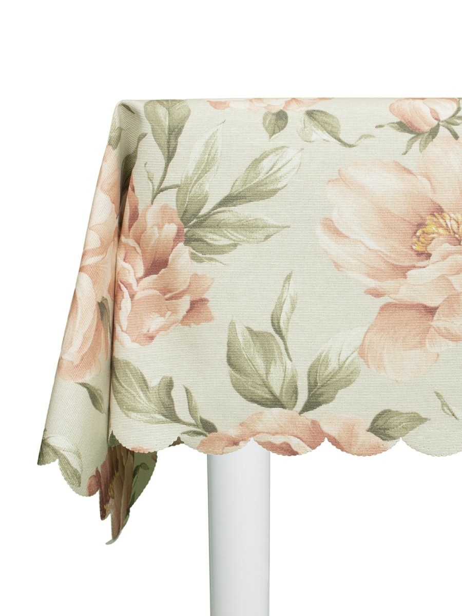 Скатерть водоотталкивающая Maifon Пионы Розовые