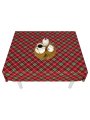 Cкатерть водоотталкивающая Maifon Шотландка Красная