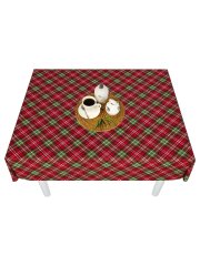 Cкатерть водоотталкивающая Maifon Шотландка Красная