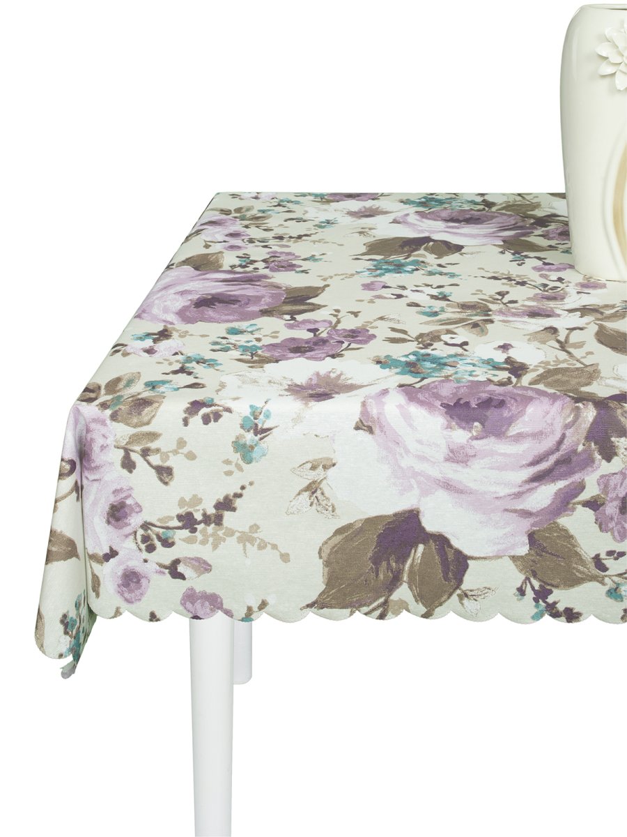 Скатерть водоотталкивающая Maifon Роза Сиреневая
