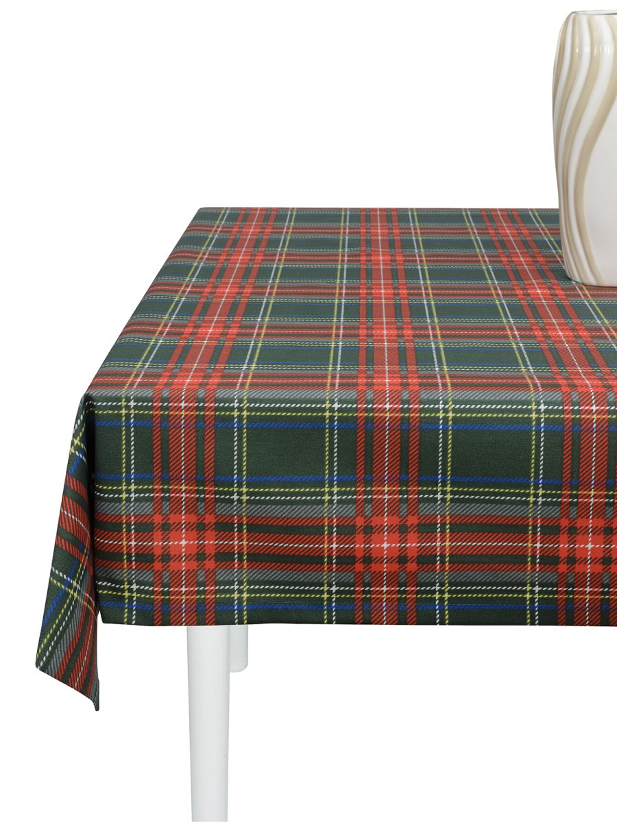 Скатерть водоотталкивающая Maifon Шотландка Зеленая
