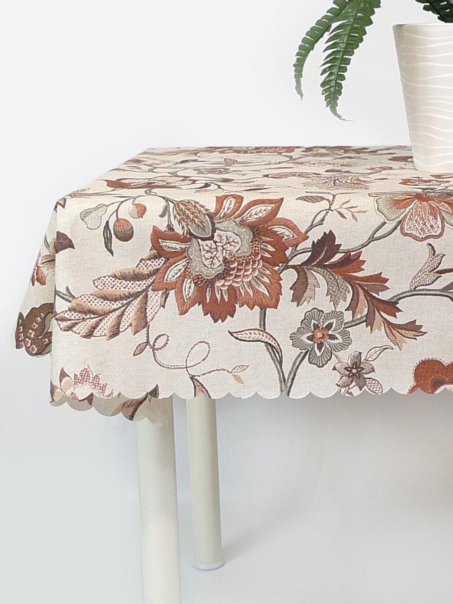 Скатерть водоотталкивающая  Maifon Лидия Brown