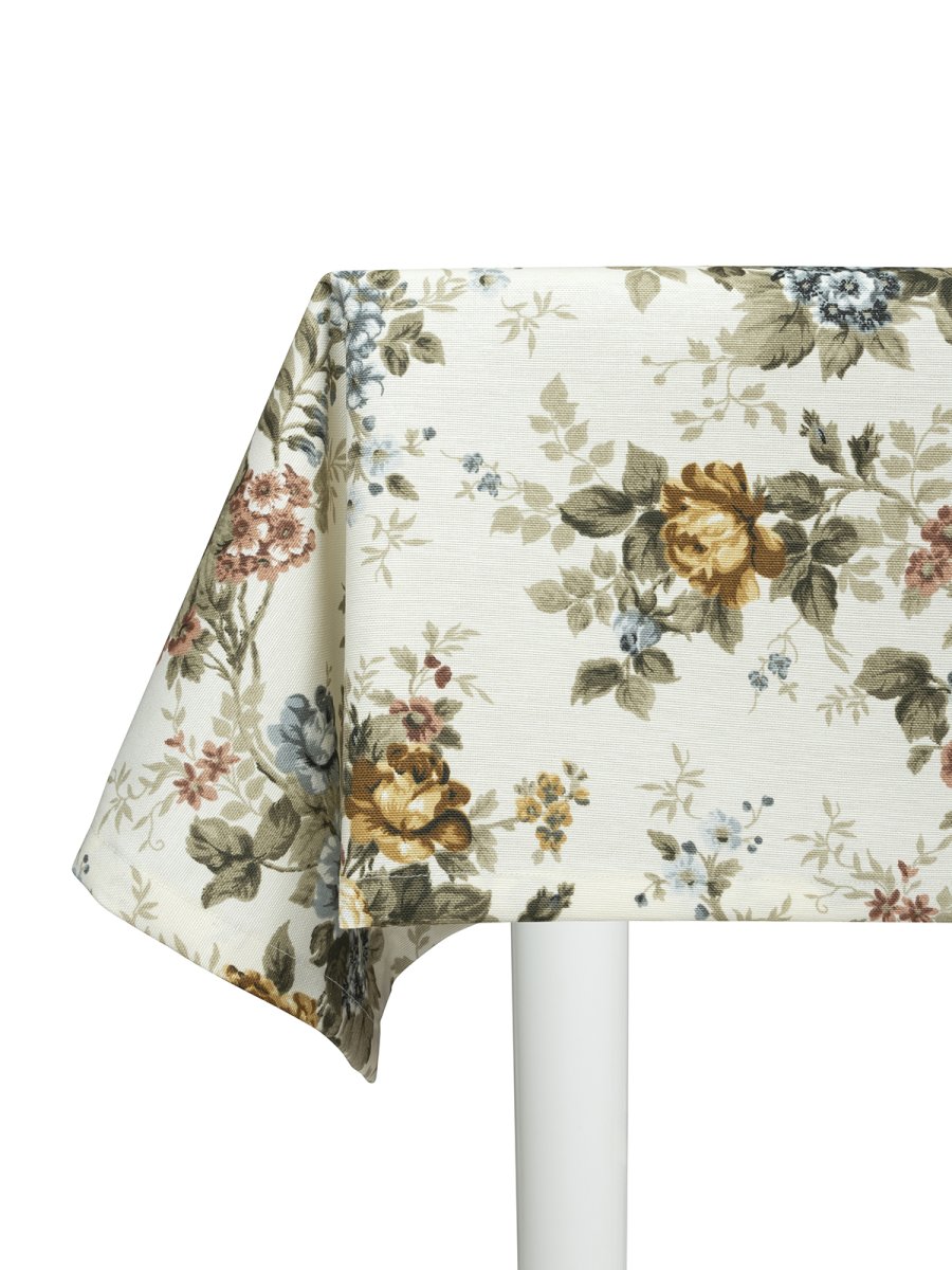 Скатерть водоотталкивающая Maifon Розочки Золотые