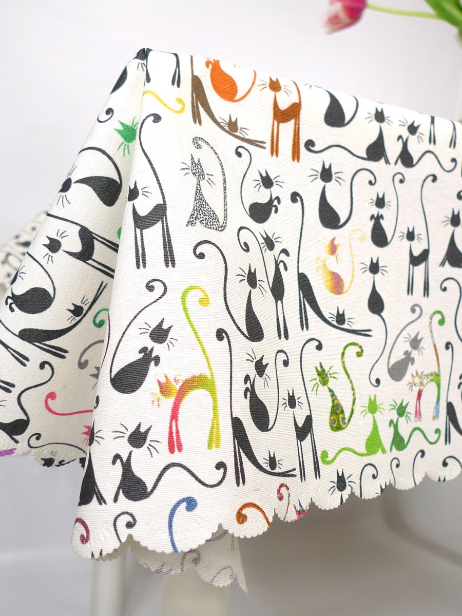 Скатерть водоотталкивающая Maifon Кошечки