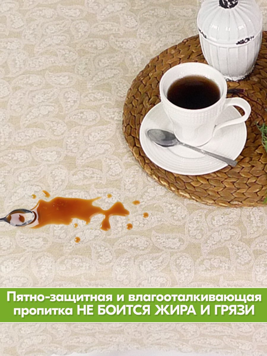 Скатерть водоотталкивающая Клетка Английская