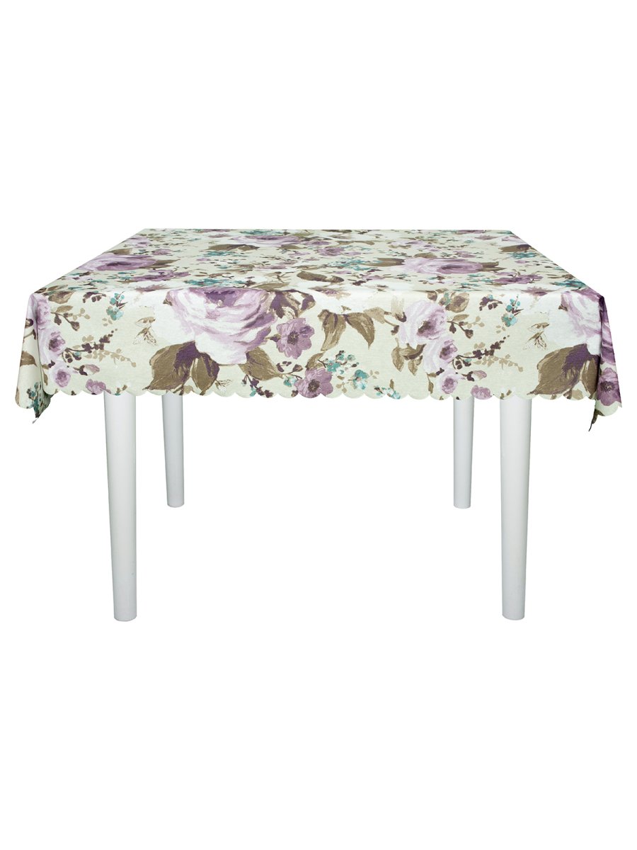 Скатерть водоотталкивающая Maifon Роза Сиреневая