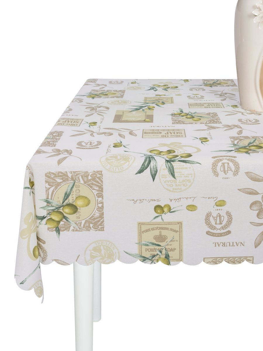 Скатерть водоотталкивающая Maifon Оливка