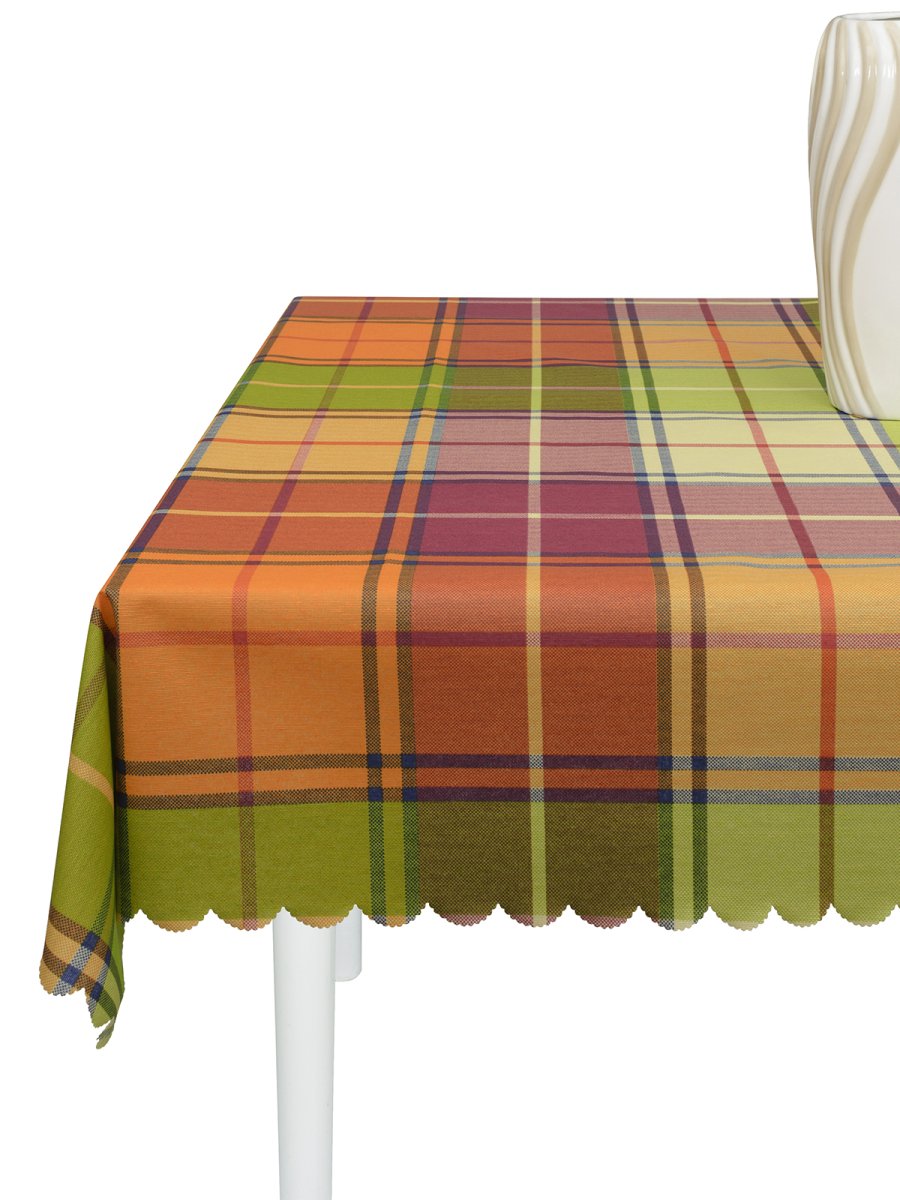 Скатерть водоотталкивающая Maifon Клетка Кантри