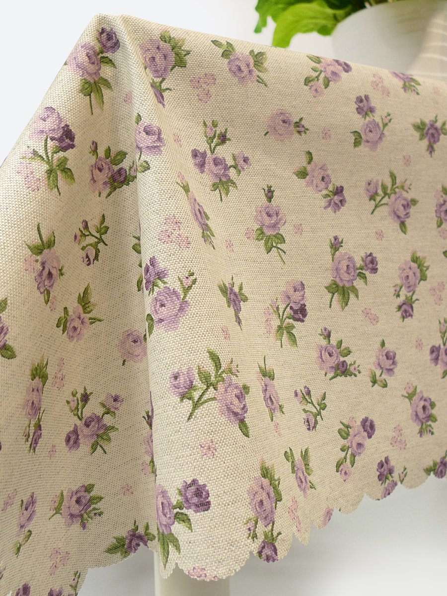 Скатерть водоотталкивающая Maifon Фиалки