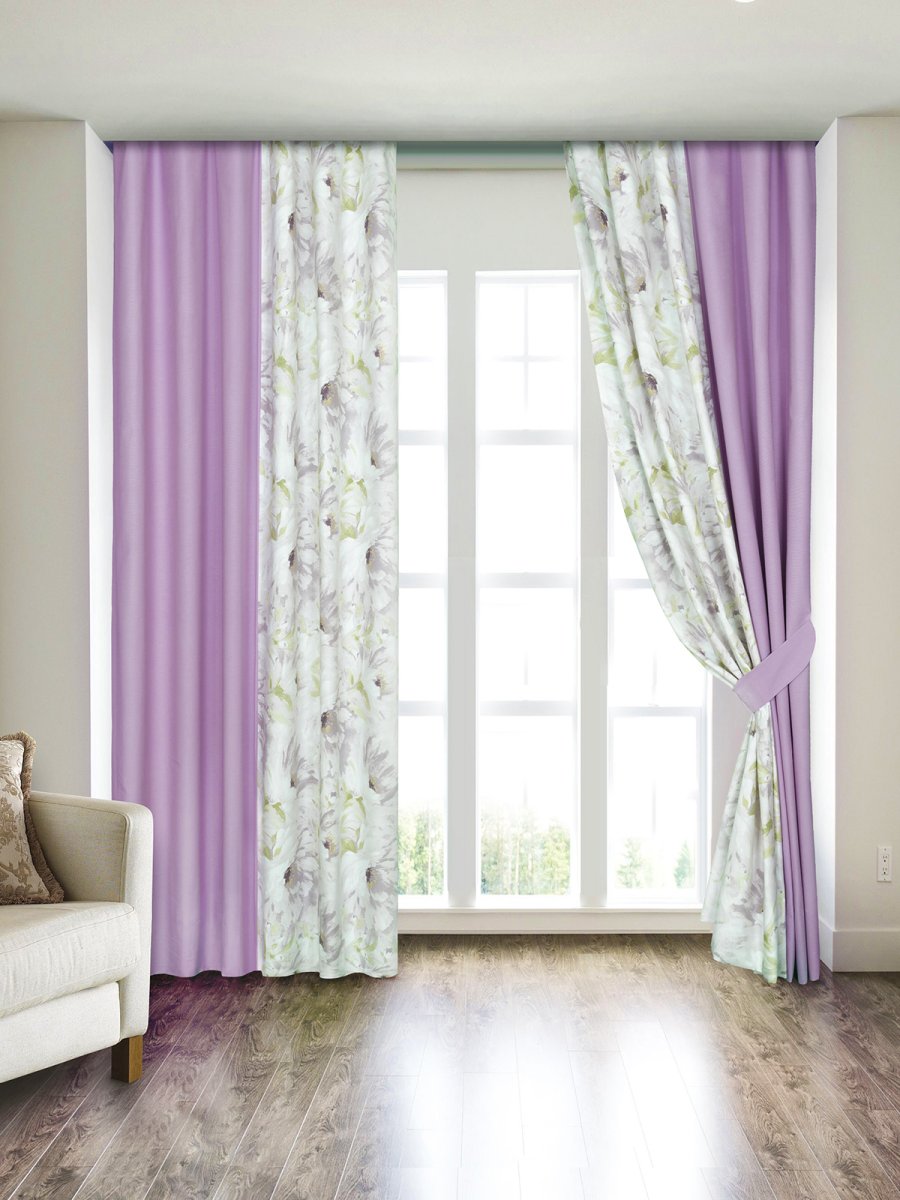 Комбинированные комнатные шторы Maifon