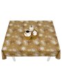 Скатерть водоотталкивающая Maifon Снежинка Золотая