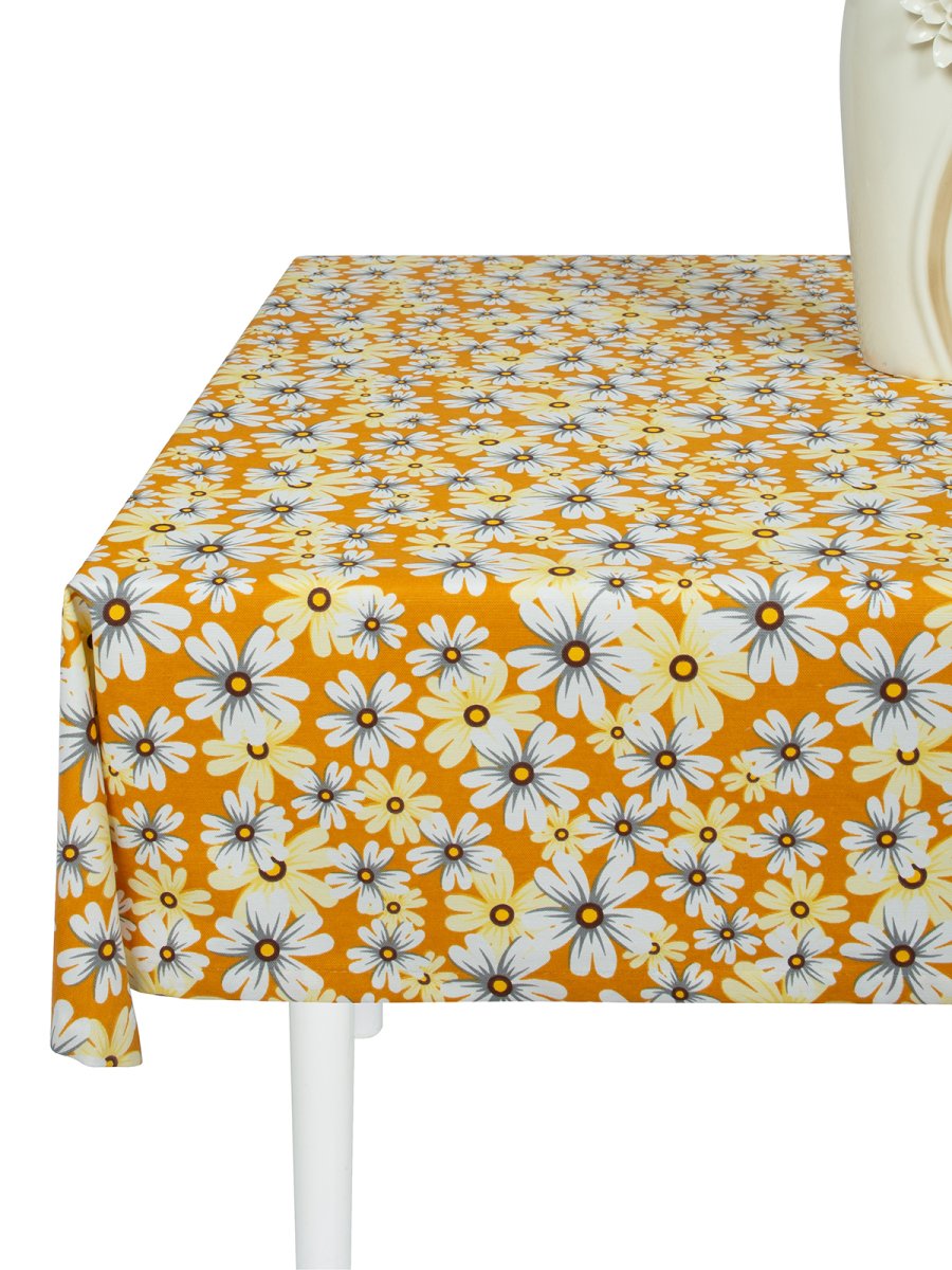 Скатерть водоотталкивающая Maifon Ромашки Желтая