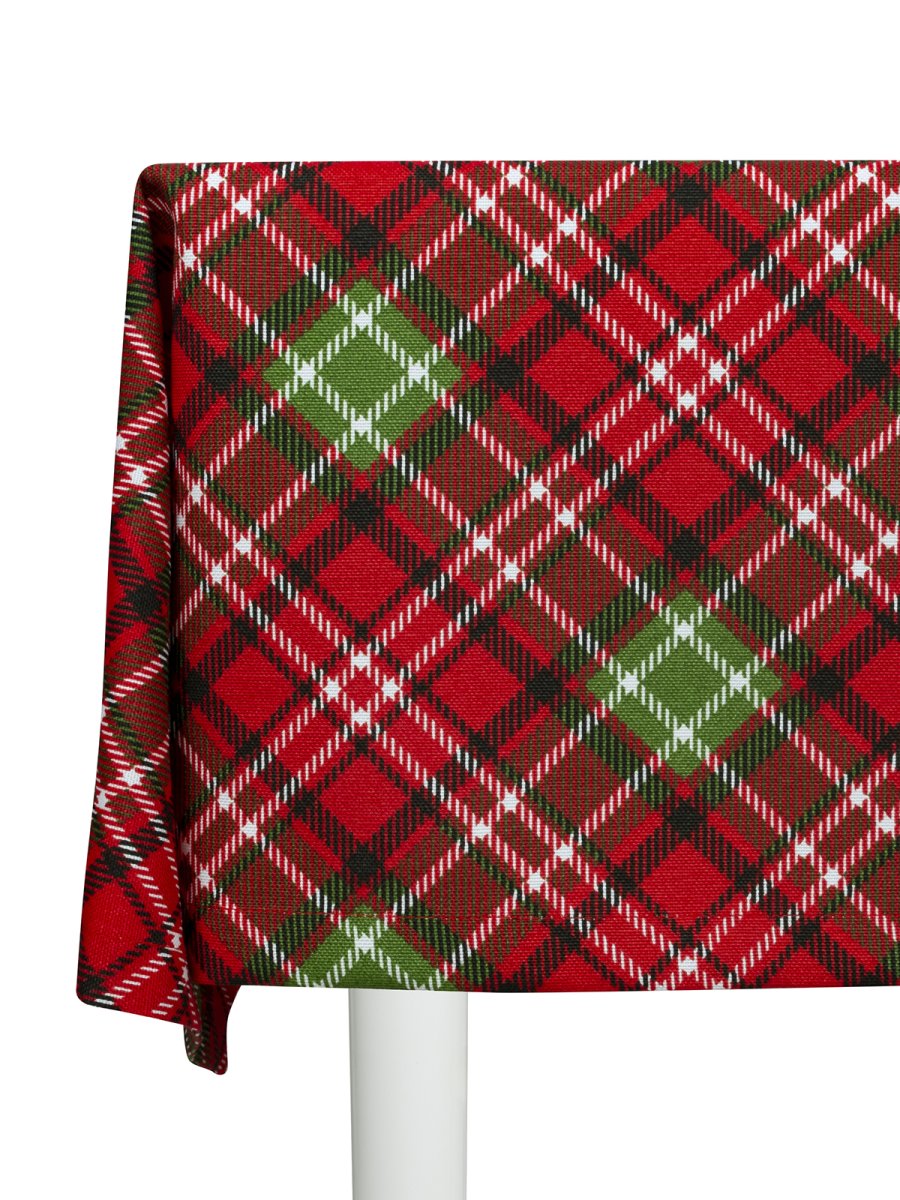 Cкатерть водоотталкивающая Maifon Шотландка Красная