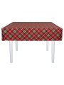 Cкатерть водоотталкивающая Maifon Шотландка Красная