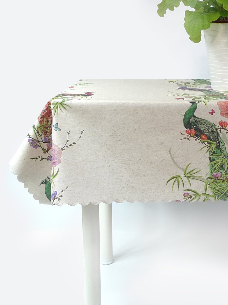 Скатерть водоотталкивающая Maifon Павлины