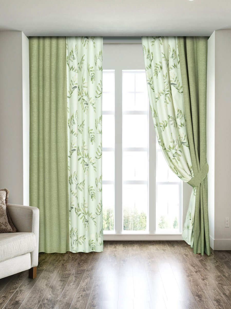 Комбинированные комнатные шторы Maifon