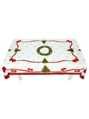 Новогодняя скатерть Maifon Снежинка Пушинка