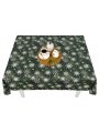 Скатерть водоотталкивающая Maifon Снежинка Зеленая