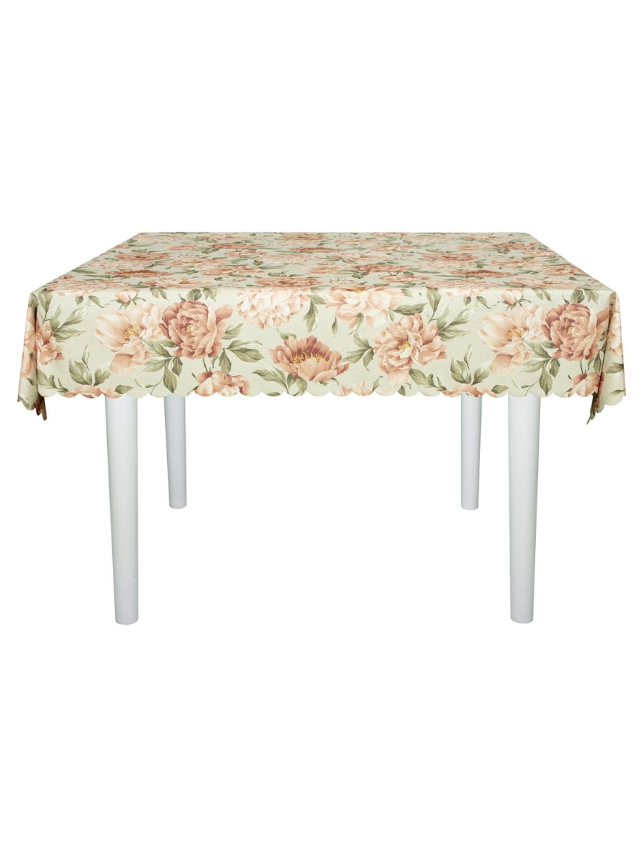 Скатерть водоотталкивающая Maifon Пионы Розовые