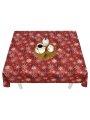 Скатерть водоотталкивающая Maifon Снежинка Красная
