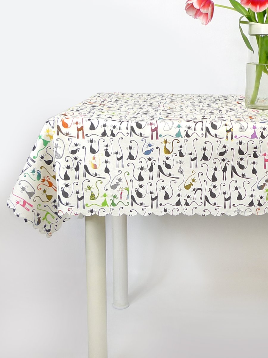 Скатерть водоотталкивающая Maifon Кошечки