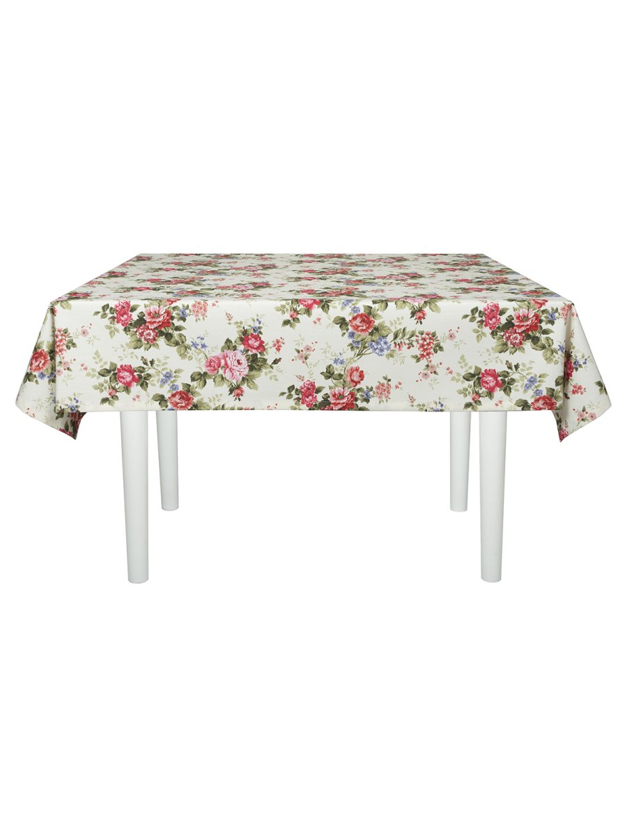 Скатерть водоотталкивающая Maifon Розочки Красные