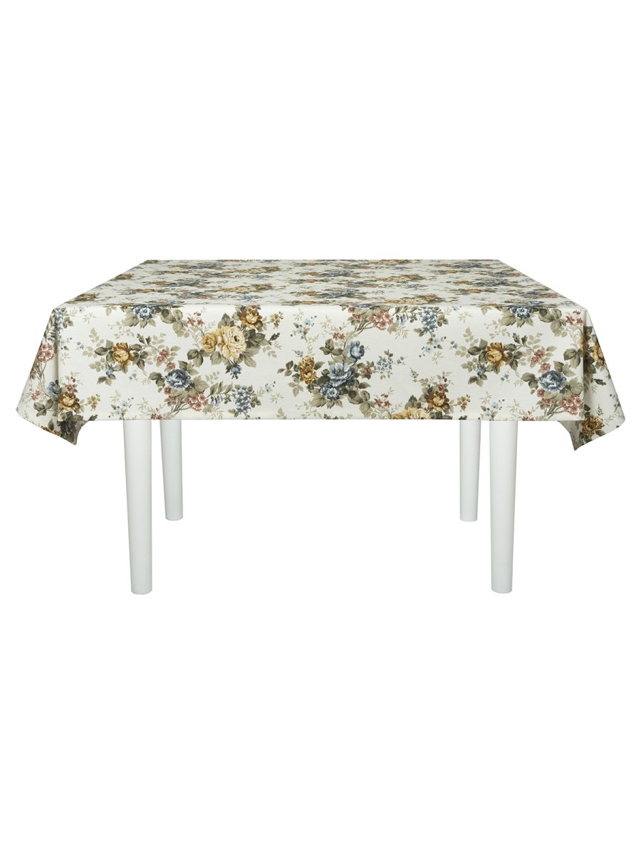 Скатерть водоотталкивающая Maifon Розочки Золотые